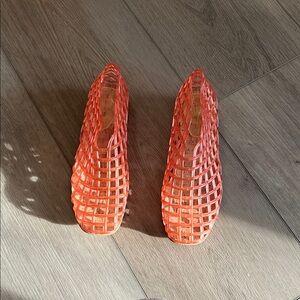 Stylish Coral Women's Jelly Beach Sandals